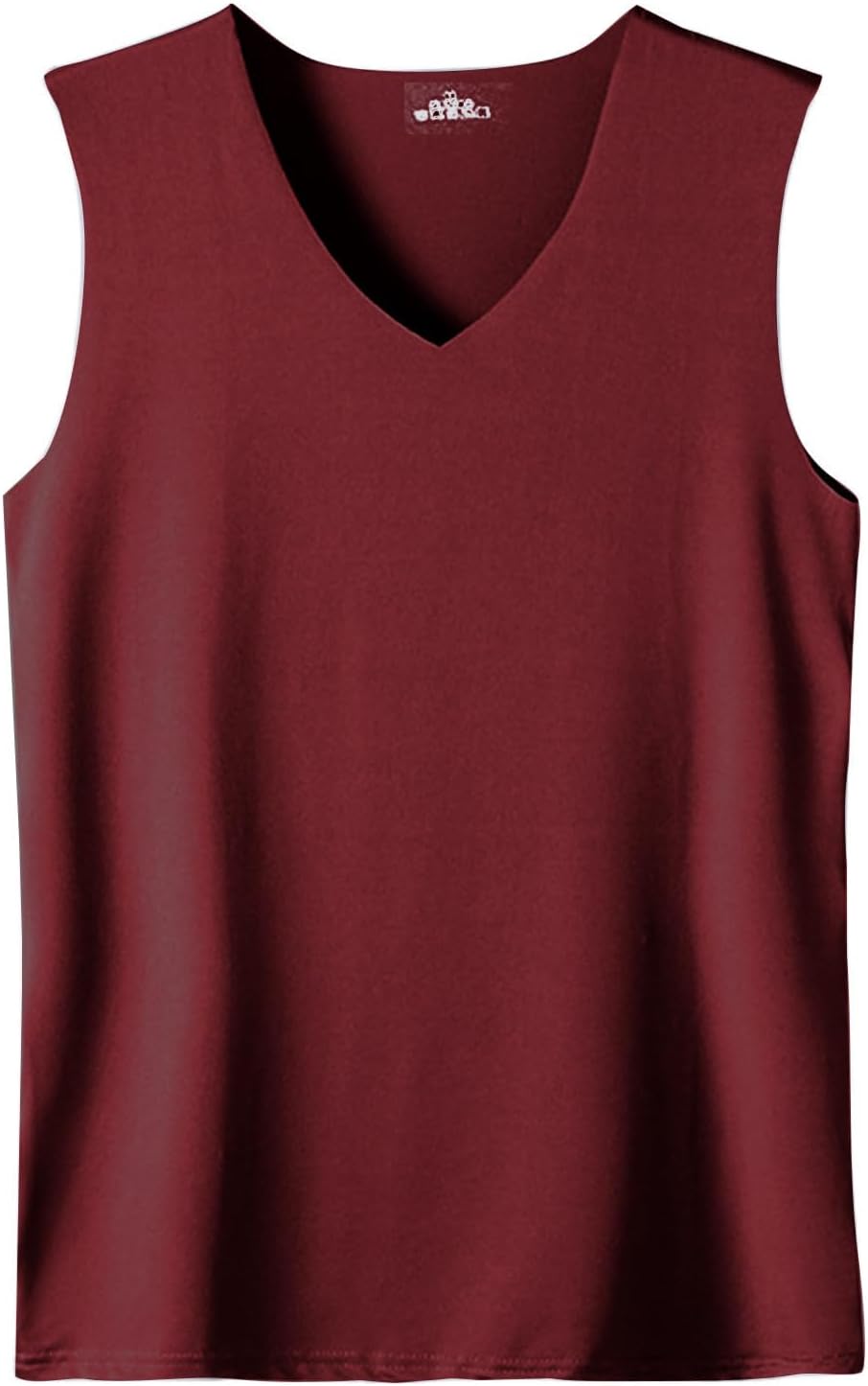 Men's Ice Silk Tank Top Traceless Thin Undershirts V-Neck Sleeveless A-Shirt Basic Athletic Bodybuilding Vest