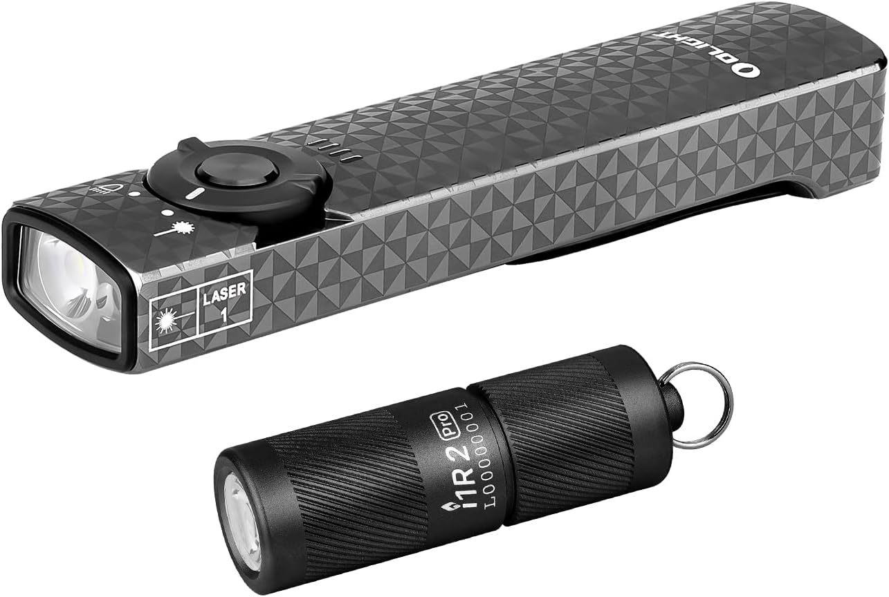 OLIGHT Arkfeld 1000 Lumens Dual Light Source EDC Flashlight with I1R 2
