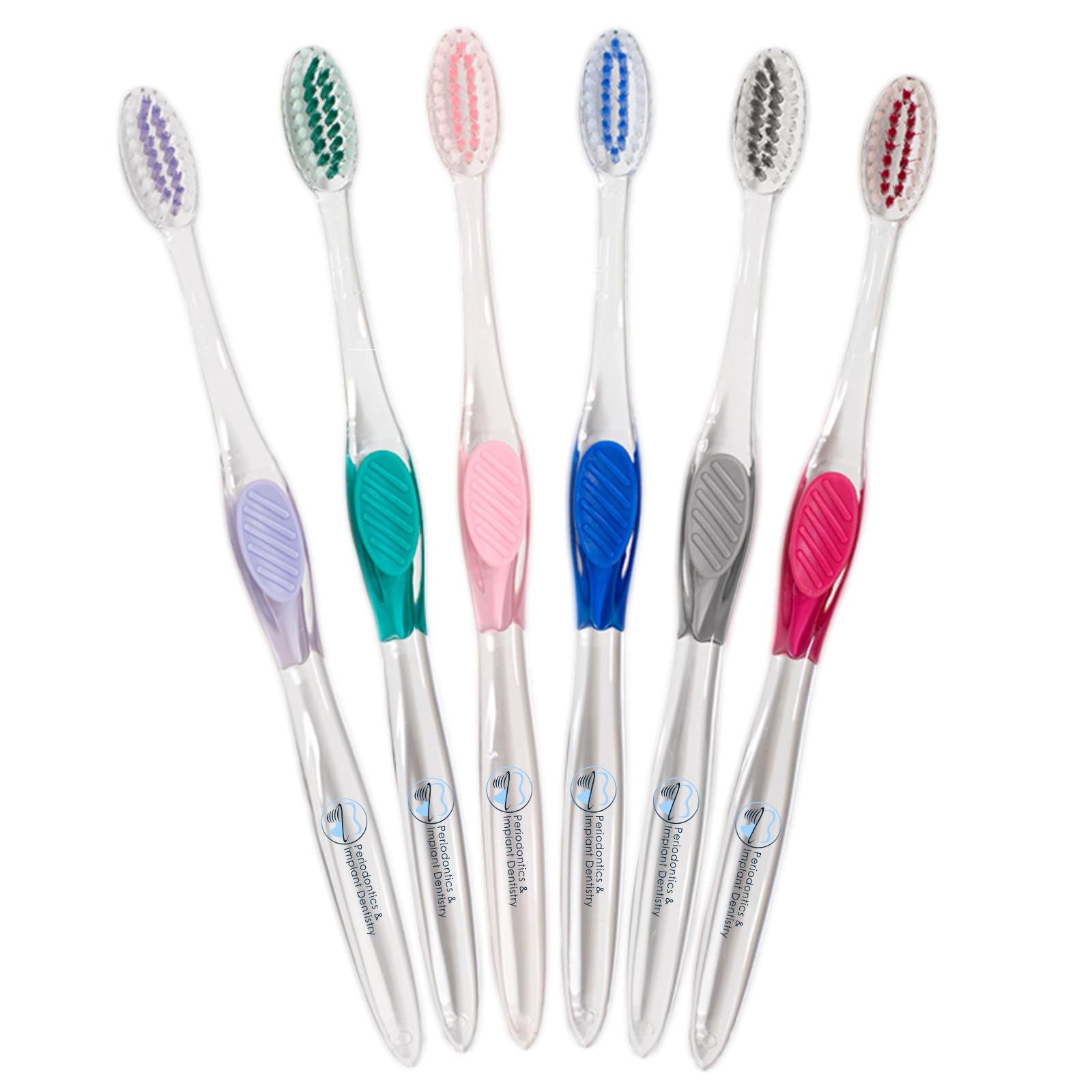 Personalized Premium Clear Toothbrush - 72 Customized Individually Packaged Soft Bristle toothbrushes - Elevate Your Dental Care with
