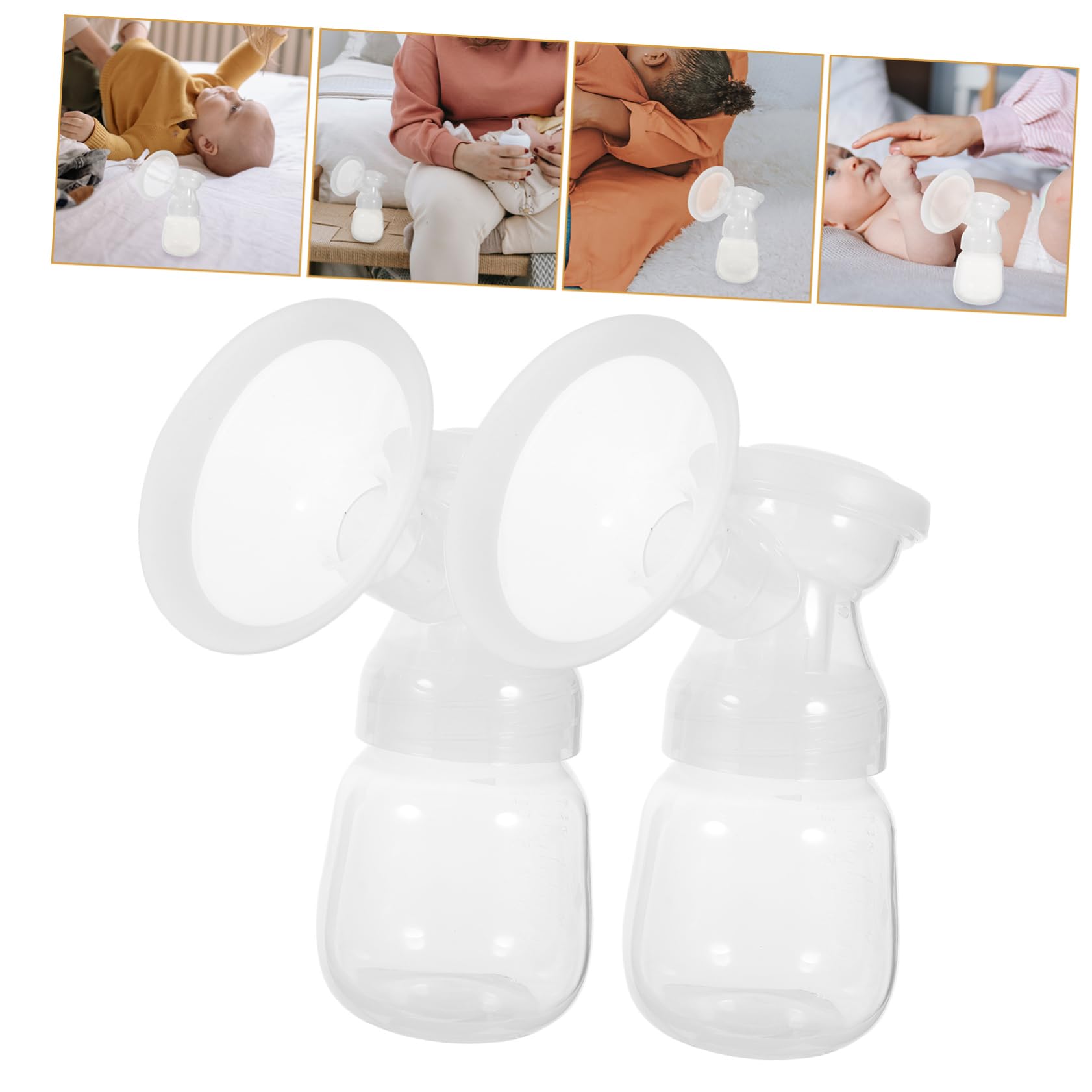 Tiralatte Elettrico Doppio Silenzioso Ricaricabile 1200mah per Mamme Pompa Pp e Silicone