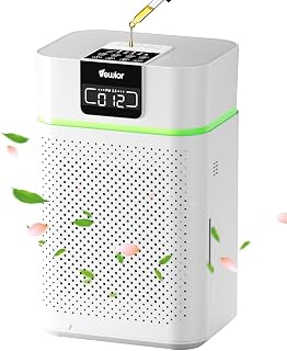 Air Purifier for Home Large Room, VEWIOR HEPA Air Purifier Bedroom Cover up to 1800ft² with Essential Diffuser, AUTO Mode, Sleep Mode, Timer, Lock, Air Cleaner for Wildfire Smoke Dust Pollen
