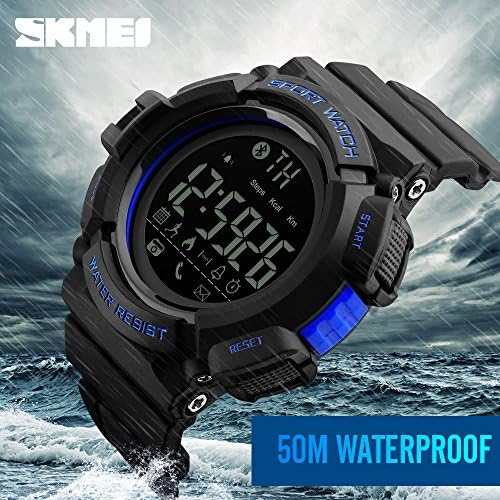 قیمت و خرید ساعت مچی دستبند دیجیتال SKMEI 1245 ساعت سنج تناسب اندام  Pedometer Calorie Smart Watch Relogio Masculino ساعت ورزشی اسپرت برند SKMEI  | مالتینا