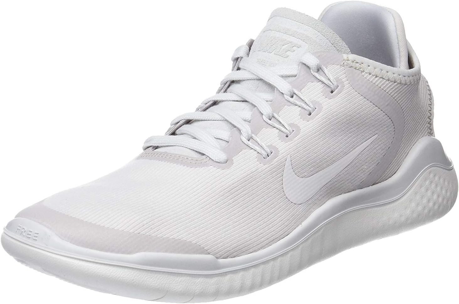 Nike Free Rn 2018 Sun Sz 6.5 Womens Running Vast Grey/Summit White Shoes