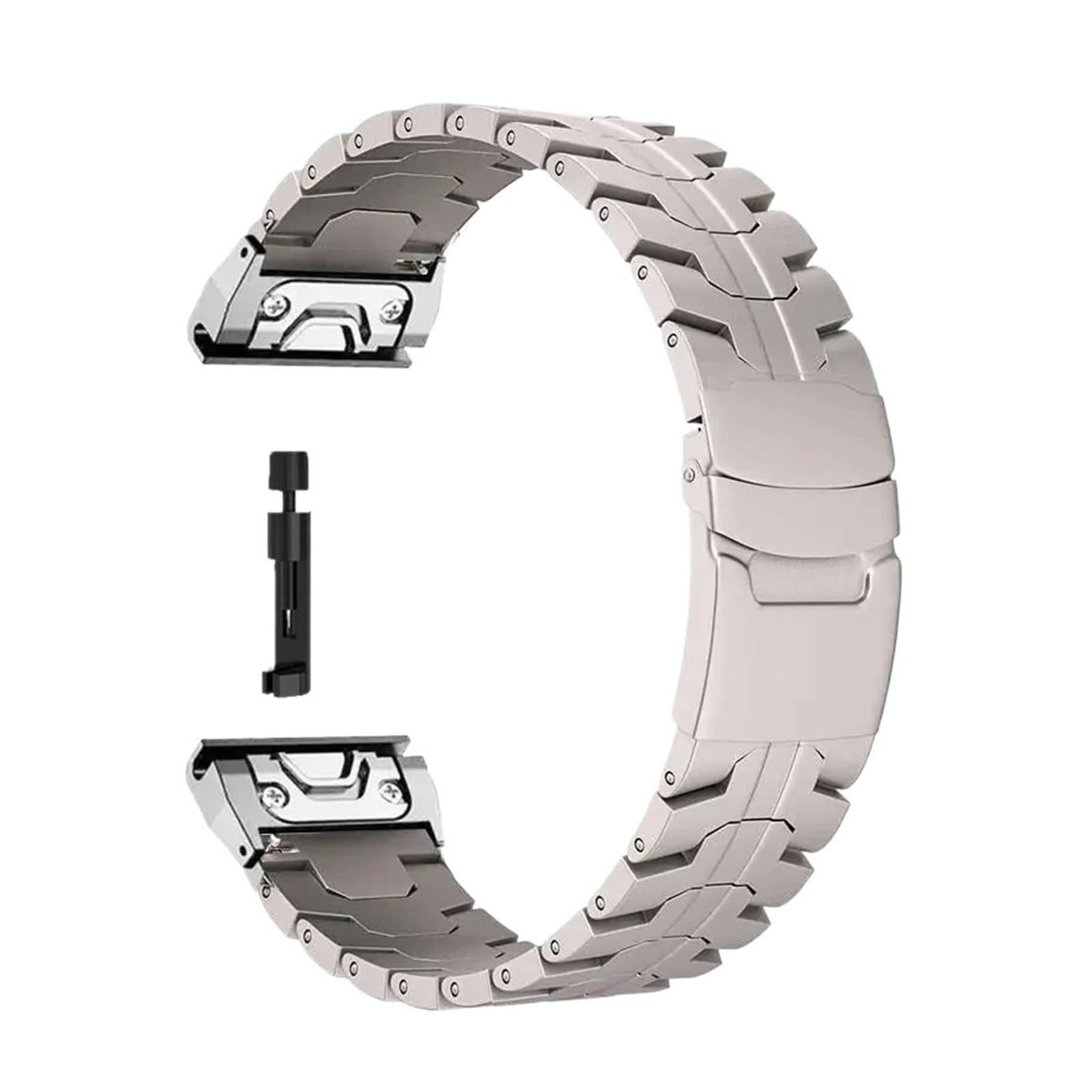 QuickFit 22 Bracelet en titane pour Garmin Fenix 8 51 mm 7 7X 6 6X Pro 5 5X Plus Bracelet en métal