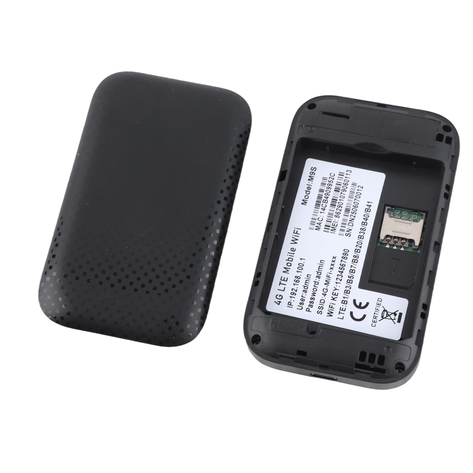 Sxhlseller Router WiFi Portatile 4G LTE per Viaggi, Hotspot Mobile Tascabile 4G Ad Alta velocità da 150 Mbps, Fino a 10 Dispositivi WiFi, Alimentazione USB, 4G B1/3/7/8/20/38/40/41