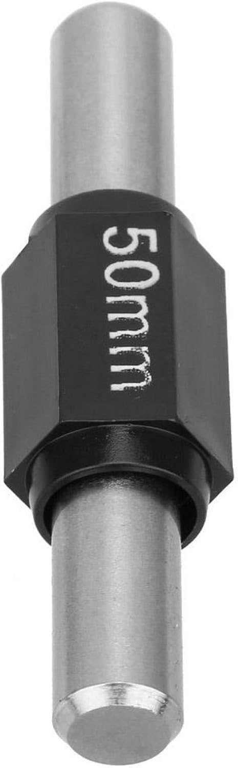 Oumefar Stainless Steel Calibration Block Rod Bar Professional Standard Caliper Outside Micrometer Calibration Rod for Calibrating Micrometers (50MM)