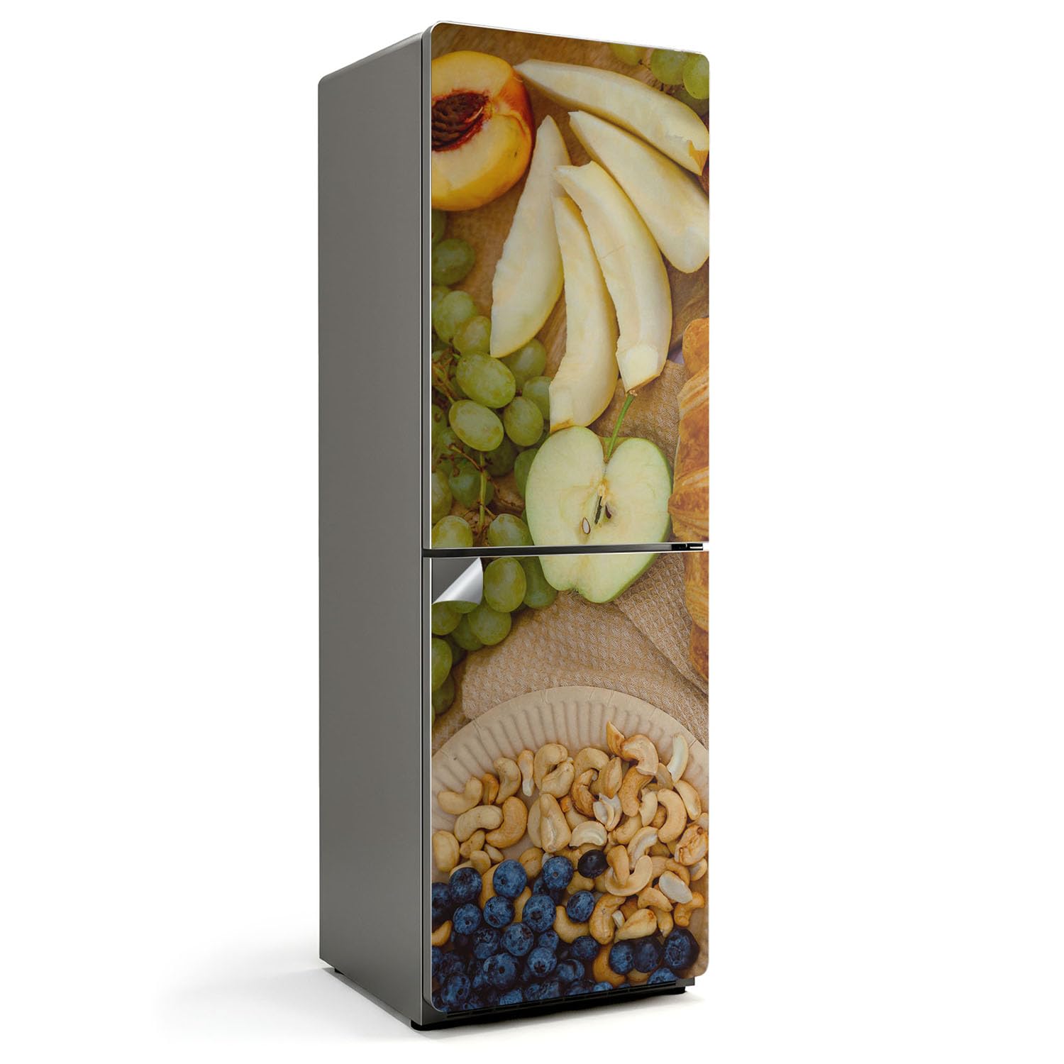 Decoración para cocina impermeable y resistente a rayones para vinilos de nevera de frutas