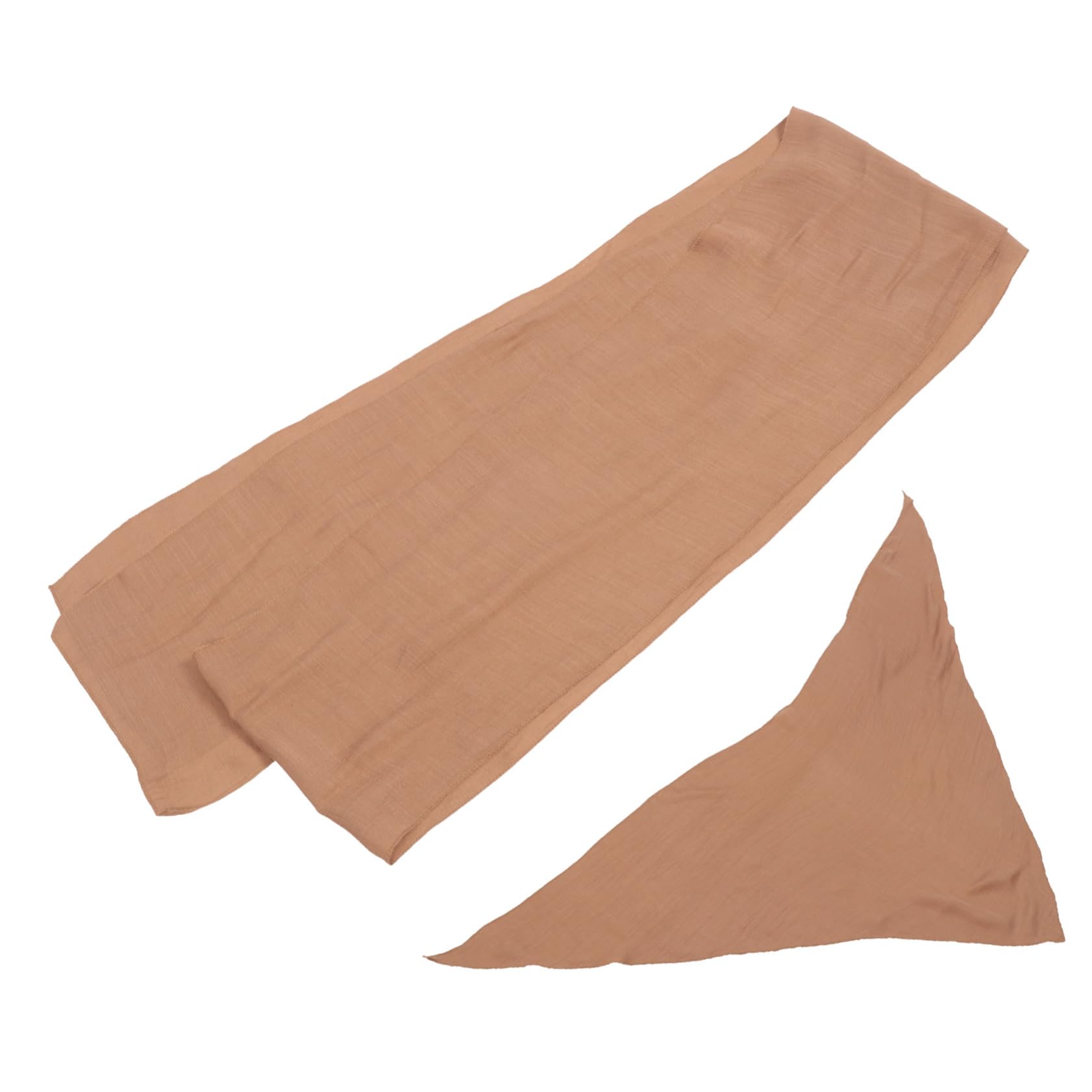 Healeved Pirate Headband and Belt Set Pirate Costume Supply for Halloween Cosplay Prop Dress-up Party Accessory Light Brown