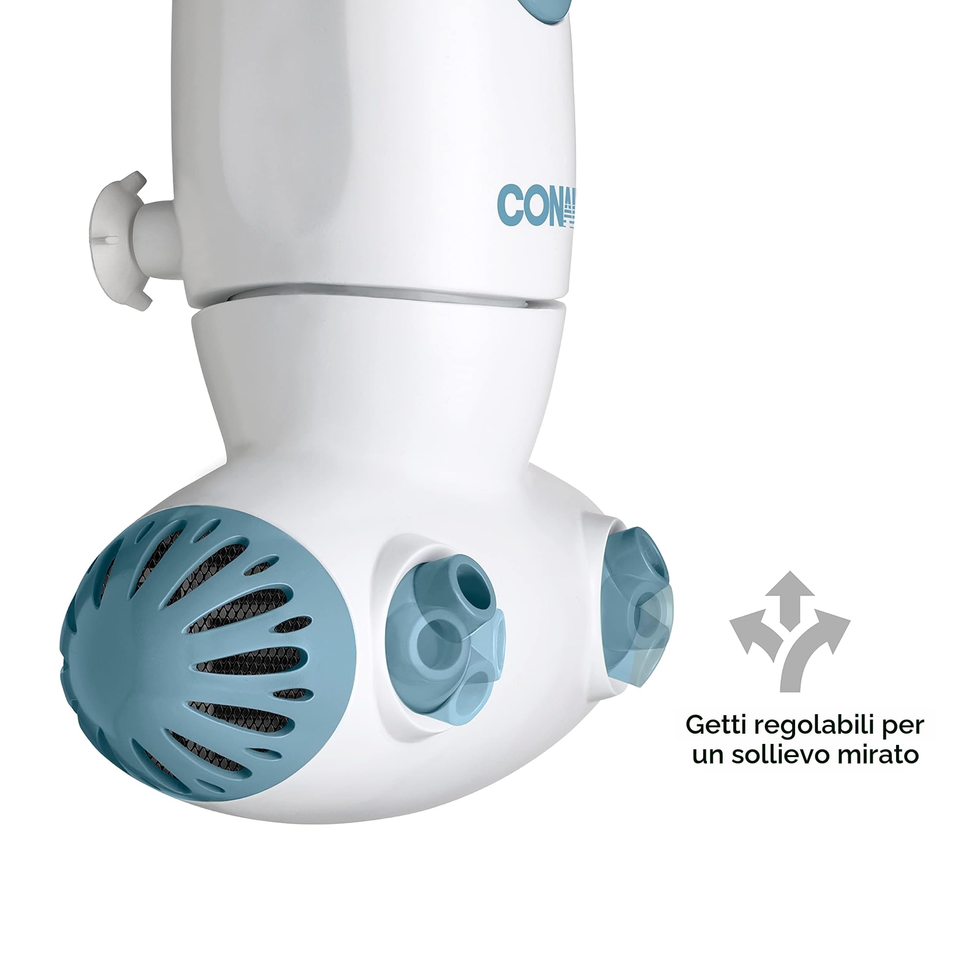 Conair Vasca idromassaggio portatile con doppi getti idrogetti per vasca, vasca da bagno per vasca crea bolle lenitive e/o massaggi, vasca idromassaggio per uso domestico, bianco