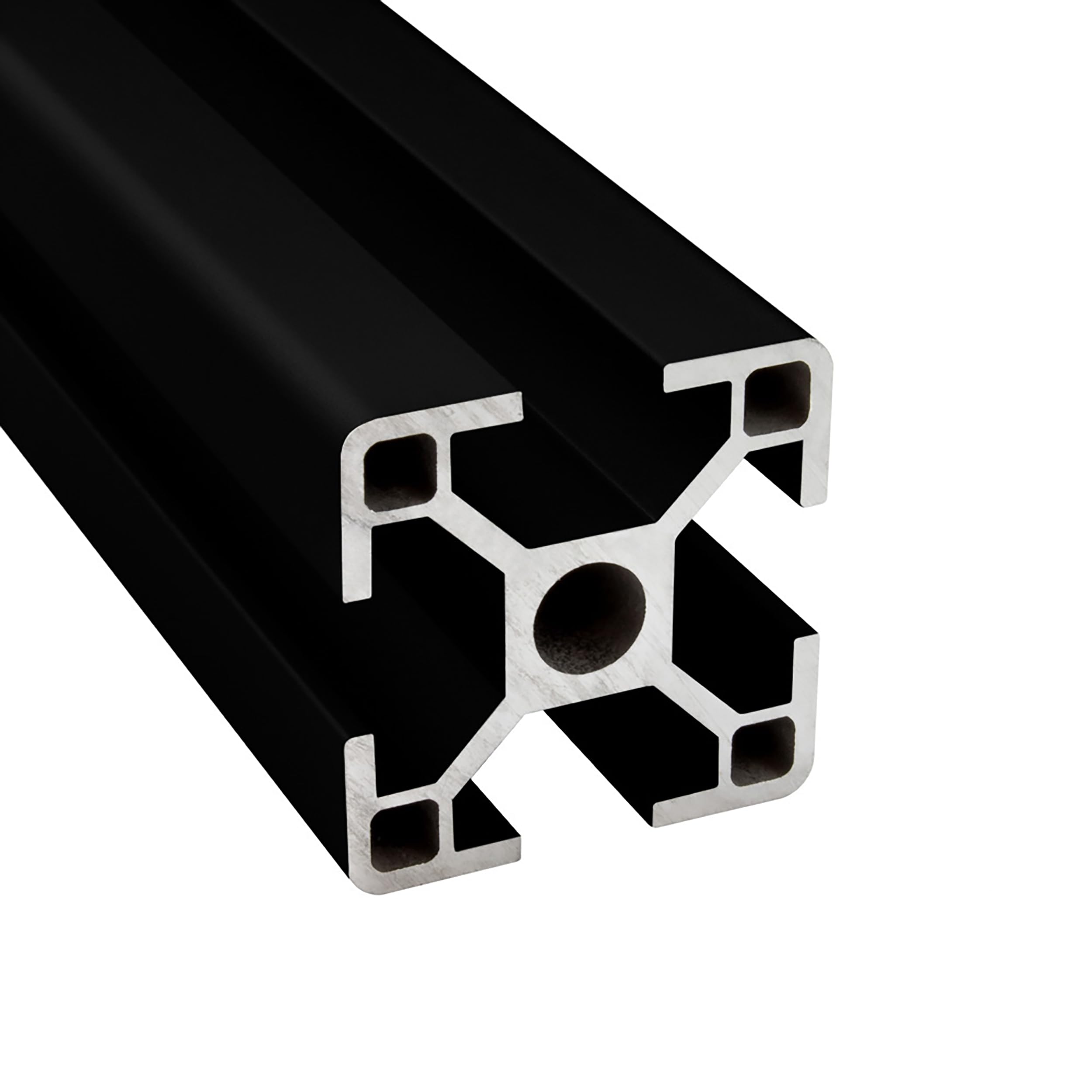 KLAK 30 - Aluprofil 12 Stück 30x30mm 2m Konstruktionsprofil Nut 8 schwarz
