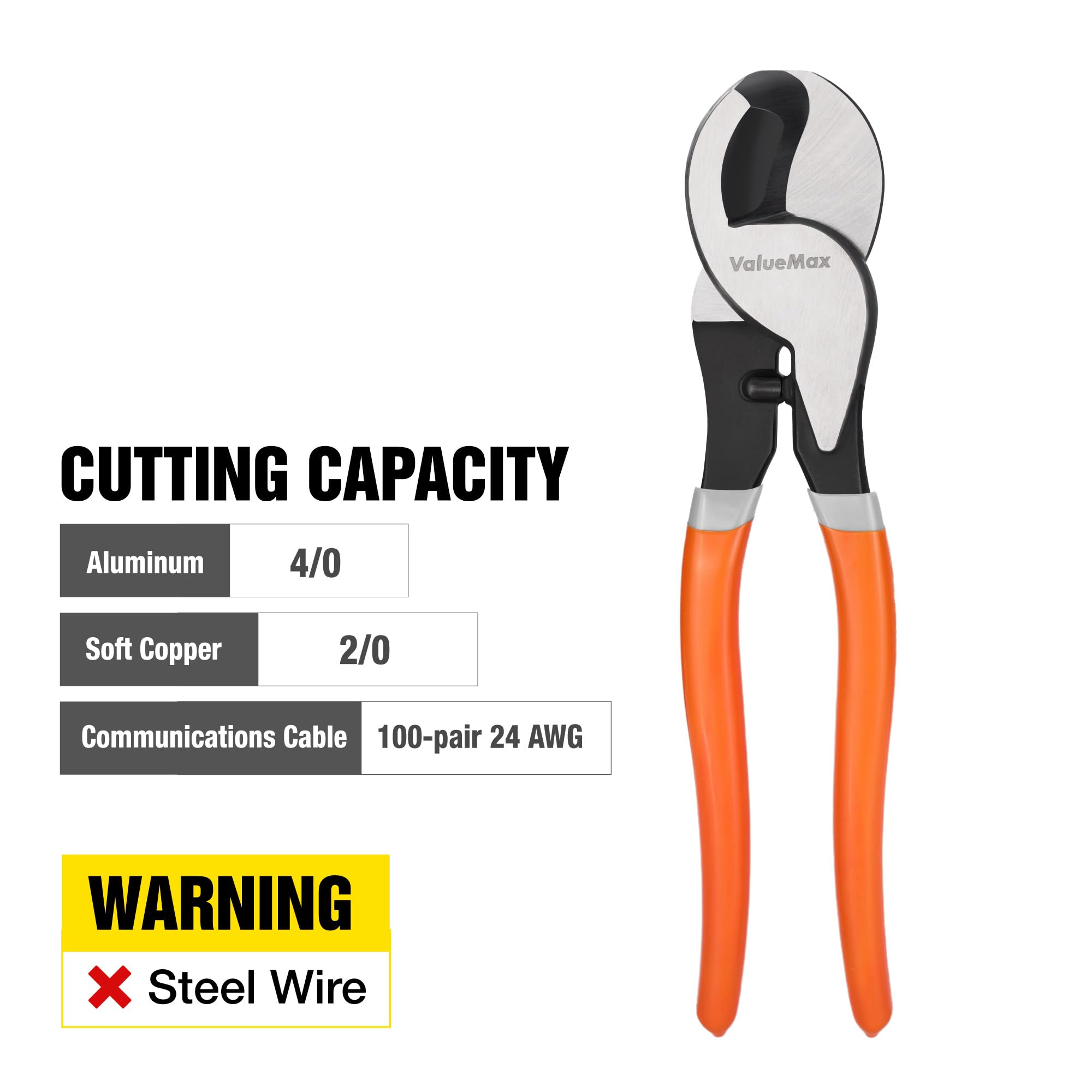 ValueMax Cable Cutter - 10" Heavy Duty -2 ValueMax Cable Cutter - 10" Heavy Duty -2