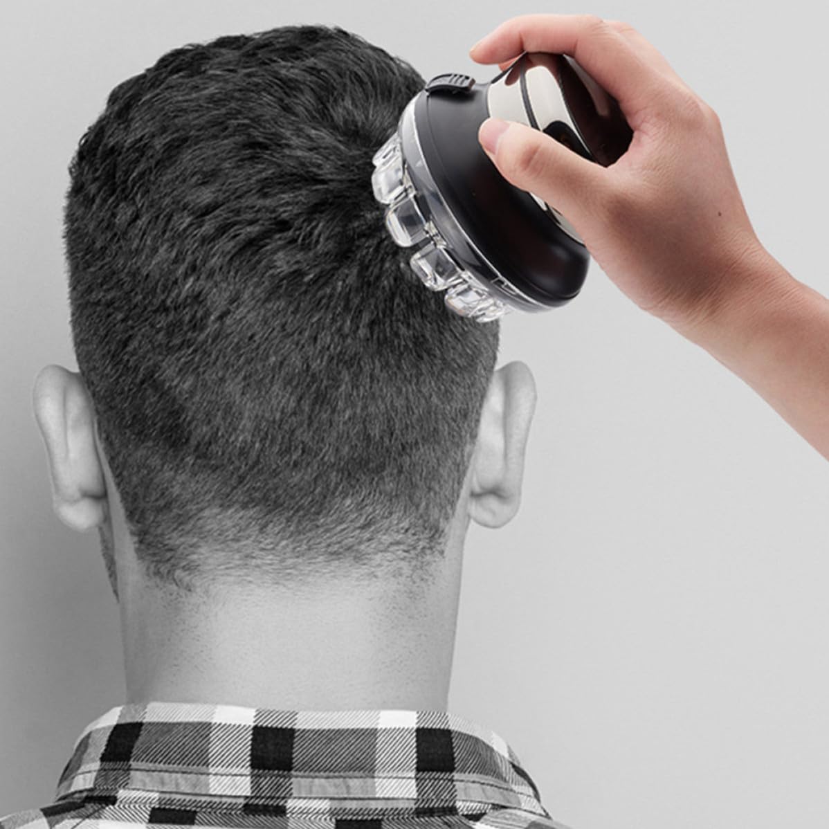 POPETPOP Elektrischer Haarschneider mit Lcd Anzeige und Abwaschbarem Abs Gehäuse Profi Haartrimmer aus Edelstahl für Vielseitige Frisuren und Präzises Schneiden Zufällige Zufällige Farbe