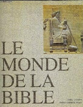 Hardcover Le monde de la bible. [French] Book