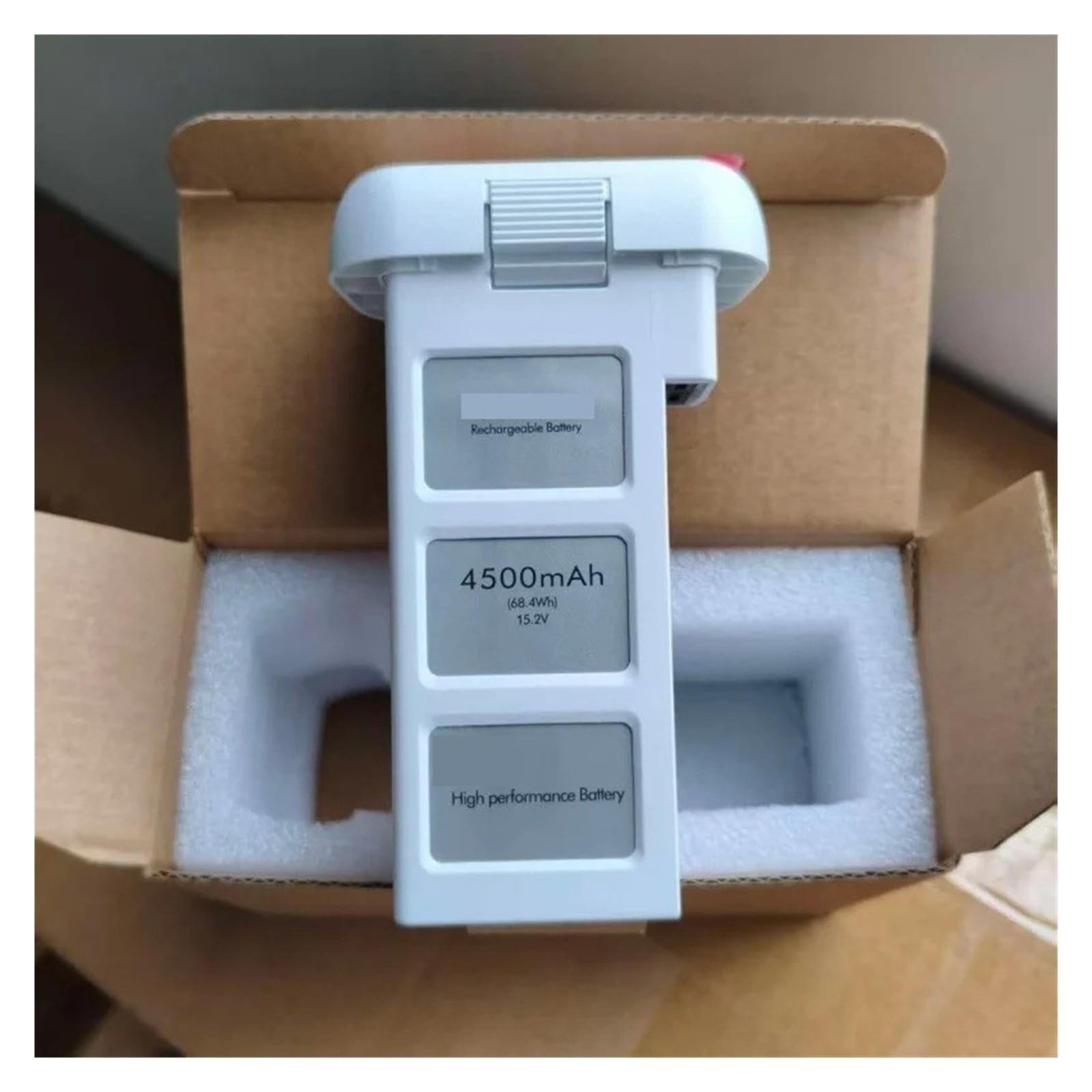 Batteria 4500mAh 15,2V Tempo di volo 23 minuti, compatibile con la batteria di volo intelligente Drone Phantom 3 Pro Series