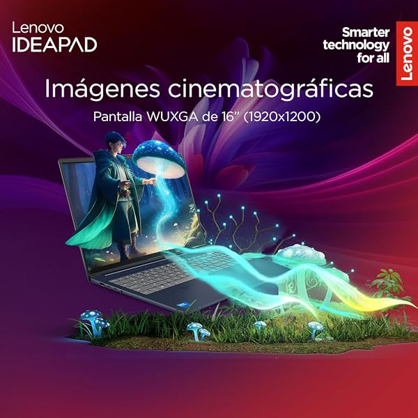 Lenovo IdeaPad Slim 5 Gen 10 - Ordenador Portátil 16" WUXGA (Intel Core i7-13620H, Intel UHD Graphics, 32 GB RAM, 1 TB SSD, Wi-Fi 6, Windows 11 Home) Teclado QWERTY Español- Azul - 4