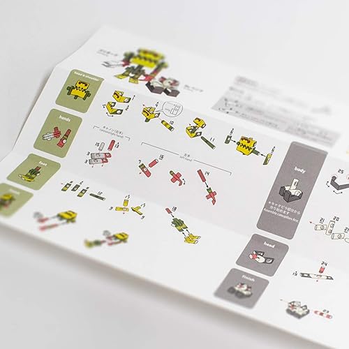 Miniatura 8 de Penk & Goriborg Professor & His Robot - Rompecabezas de papel japonés 3D DIY Robot kit para niños y kit de origami para adultos