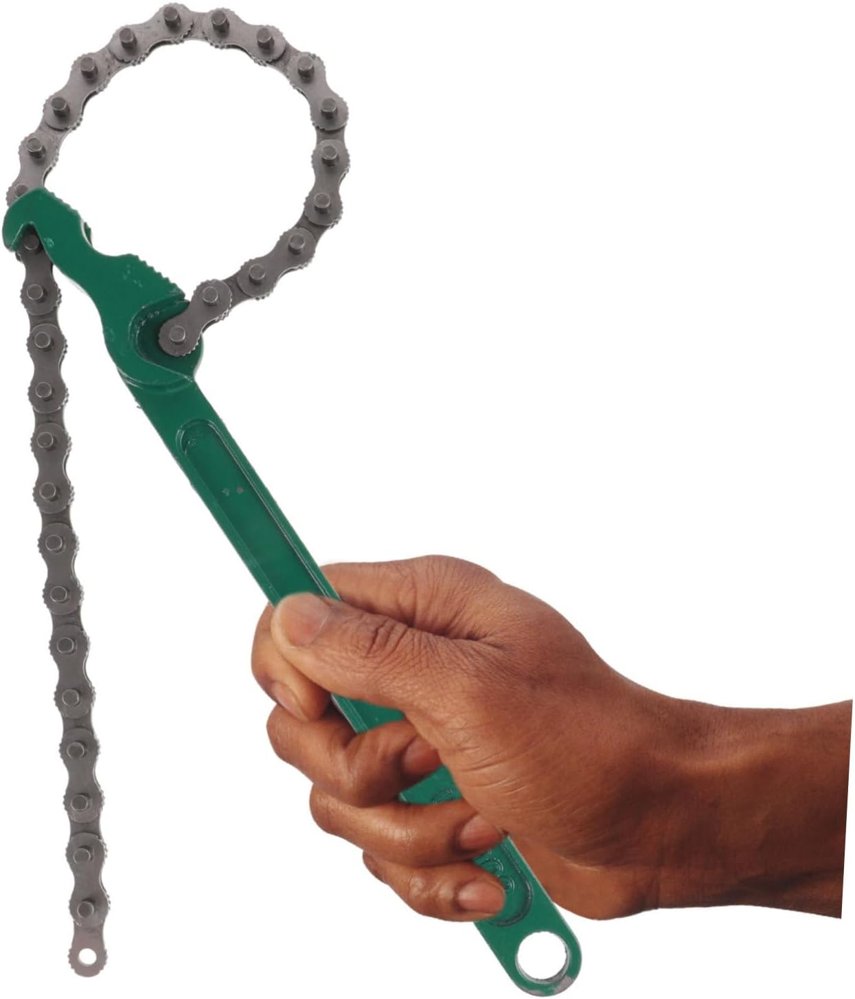 Heavy Duty Chain Wrench Non- Oil Filter Tool for Plumbing Repairs High Strap Wrench Maximum Locking Force for Efficient Disassembly