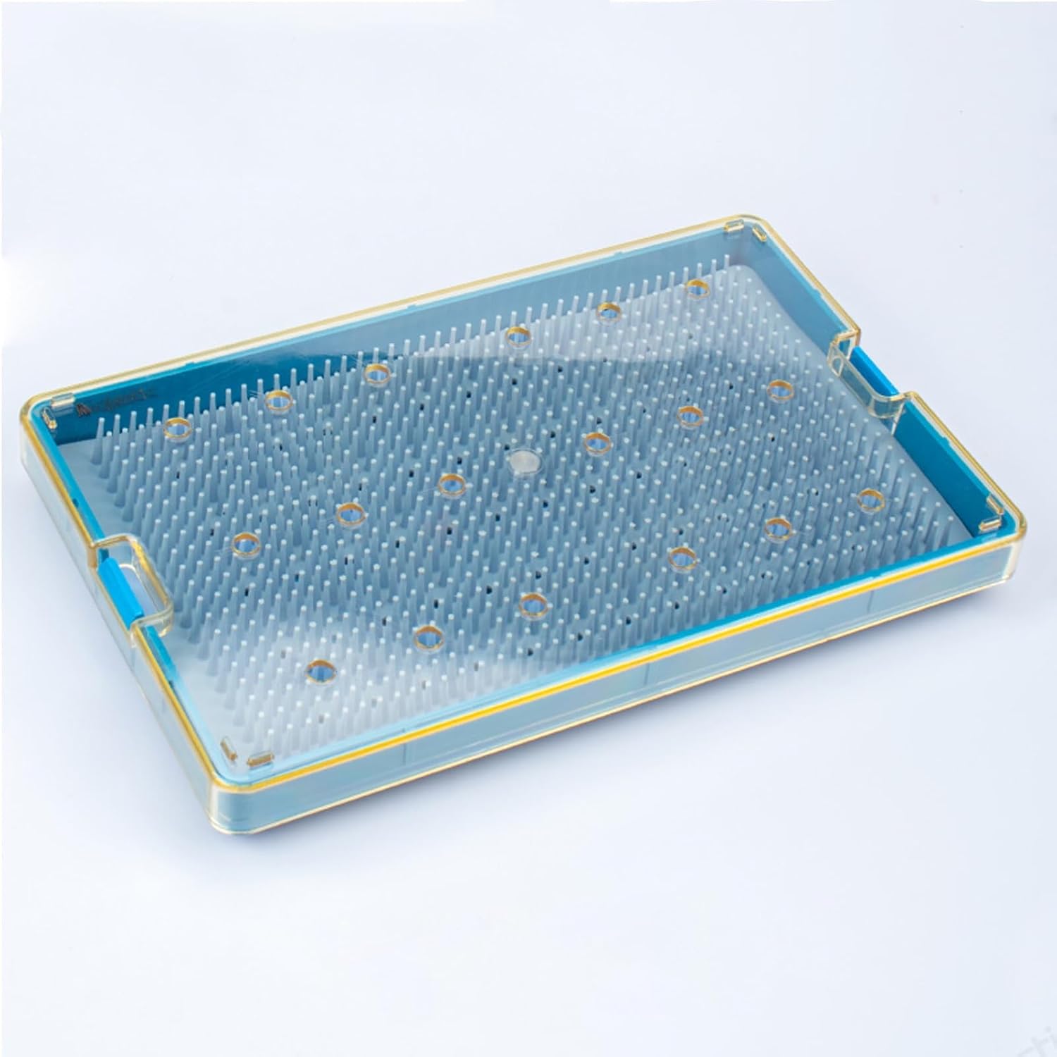 医療用手術トレイ、歯科および眼科手術器具およびツール収納ボックス、マイクロ器具シリコン滅菌ボックス、高温および高圧耐性(8.7in*