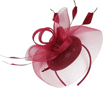 Embellished Headbands for Women Women Fascinators for Tea Party Fascinator Hat Headband Hat Headdress with Clips Flower Mesh Headwear for Tea Party Wedding Fancy Dress Accessory