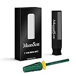 MelodySusie Super Cut Edition 5 in 1 Nail Drill Bits, 3/32\'\' Carbide Tungsten Multi-function Bits, Suitable for Manicure Pedicure Cuticle Gel Polishing, Green, Series Bit-M, 2XC