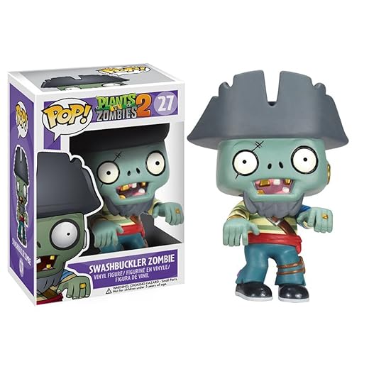Funko Pop Plants Vs Zombies 2: Swashbuckler Zombie Figure (3640)