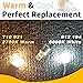 RV Trailer Landscape T10 921 194 922 912 168 12V Car Backup Reverse LED Lights Bulbs Width Lamp, Warm White 2700k, LED Replacement Camper Boat Trunk Map License Interior Ceiling Dome Light Bulbs,5Pack