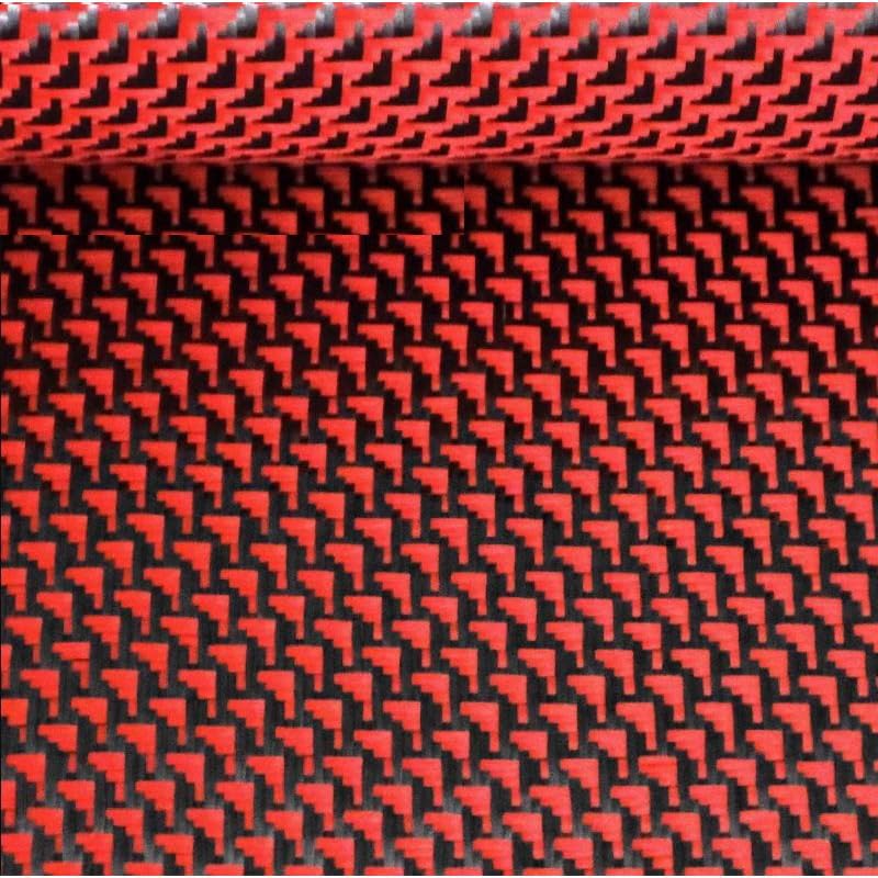 Kevlar 3K Carbon Aramid Fiber Blended Woven Fabric Aircraft Jacquard Pattern Parts Modified DIY Surface Decorative Fabric (Size : 100cmX100cm)