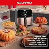 Fritadeira sem Óleo Airfryer Arno Mega Digital 7,5L Inox 1700W AFD7 110V — imagem 5