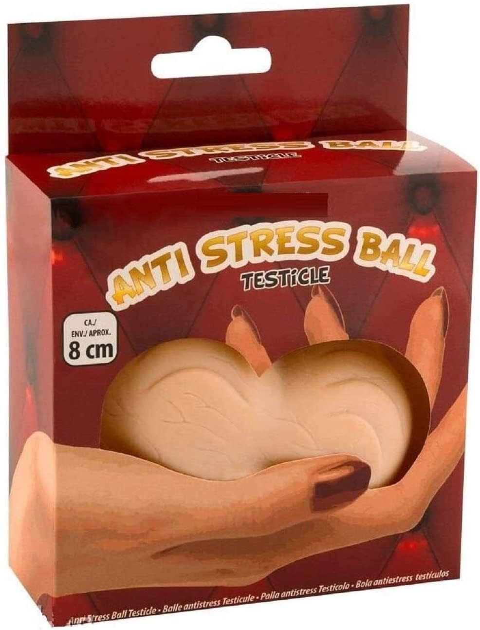 Squeeze Toys Realistic Testicles AntiStress Ball JGA Joke Item