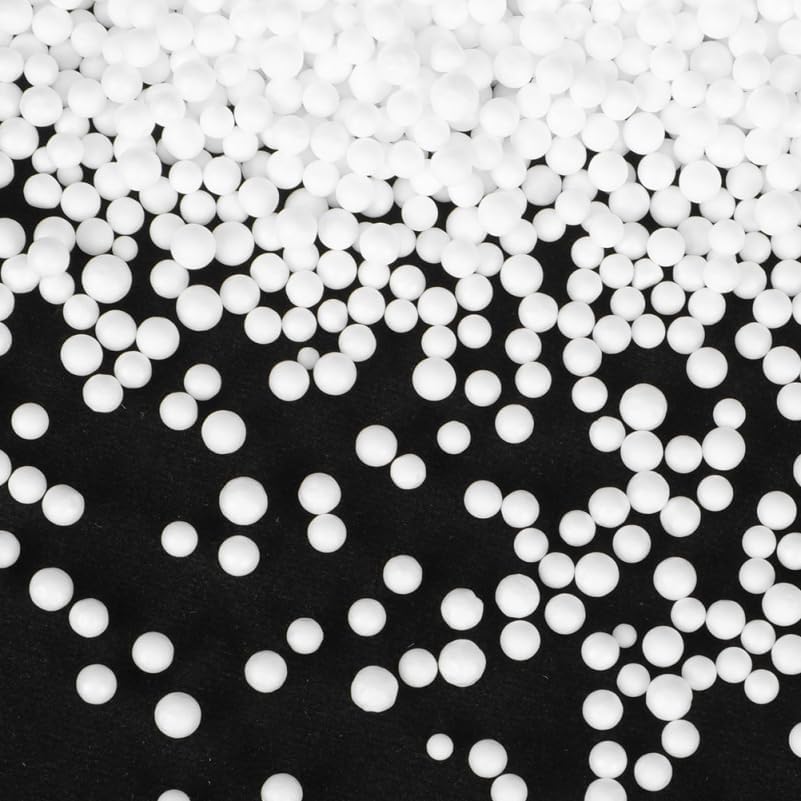 Bean Bag Filler 1 Pack White Mini Polystyrene Foam Beads Sofas Bean Bags 7-9mm Punching Bag Filler Filling Balls for Stuffed Animals Pillows - Image 6