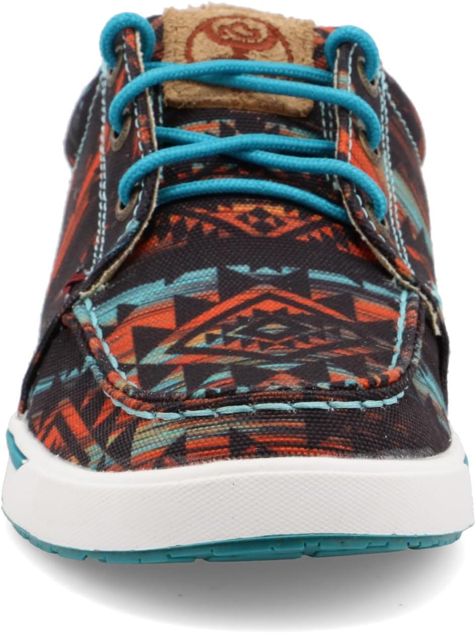 Twisted X Women's Hooey Loper, Moc Toe, Midnight Aztec, 5.5 M - Image 5