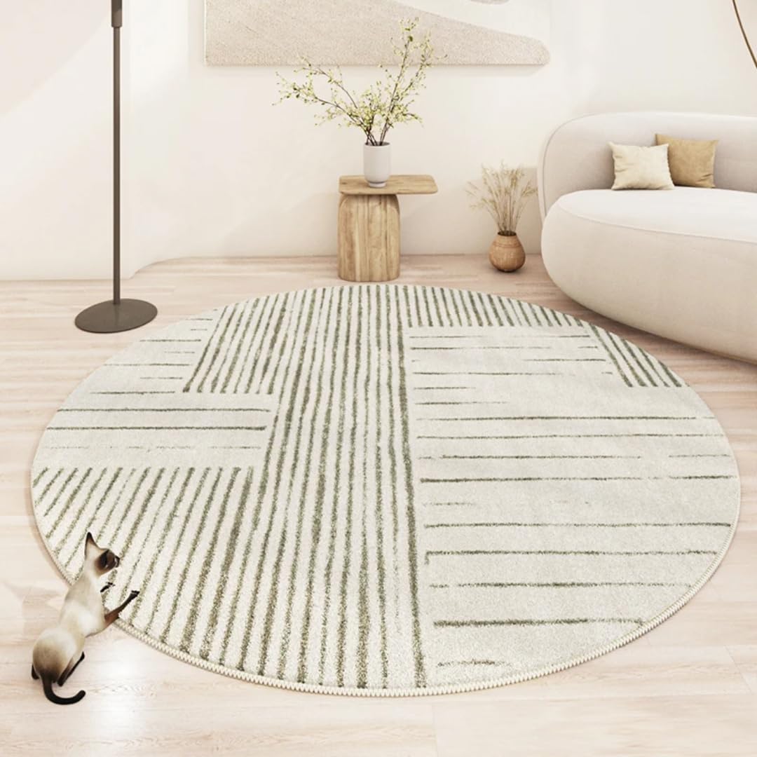 Tapis minimaliste moderne lavable et epais pour salon et decoration
