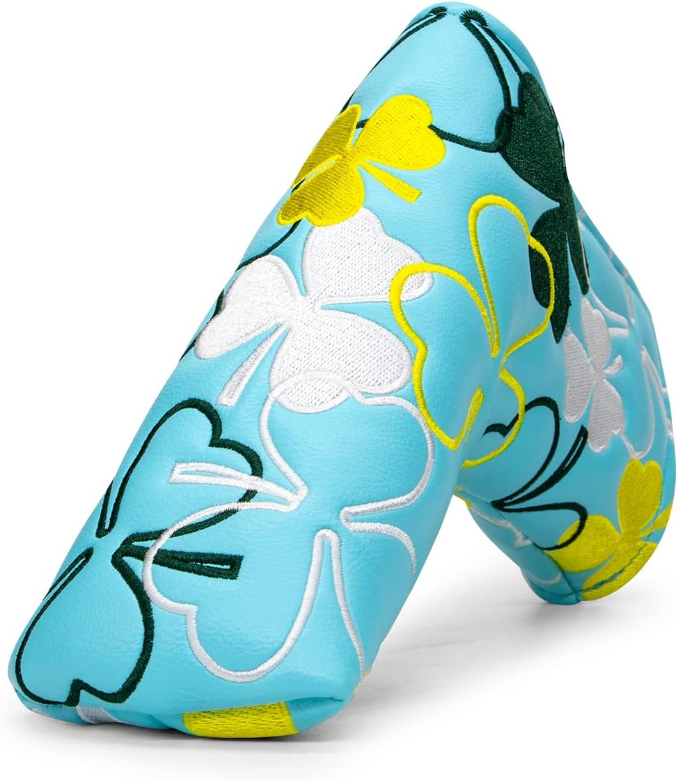 Lucky Shamrock Golf Putter Cover Premium Blade Putter