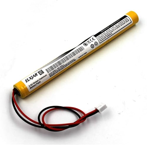 Miniatura 6 de elxjar Paquete de 5 baterías de repuesto para luz de emergenciasalida 026-186, batería de Ni-CD OSA-191 de 3.6 V, 900 mAh, para todas las baterías