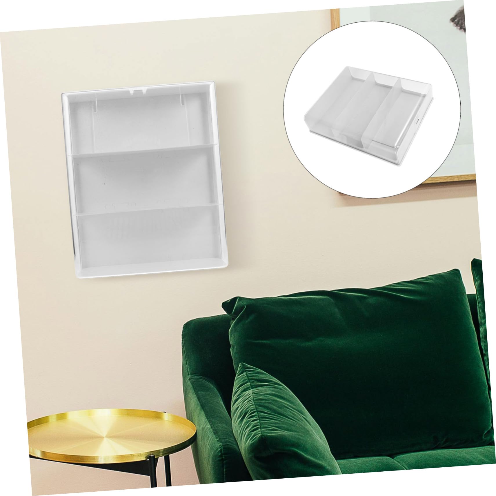 Transparente Wandmontage Vitrine aus Acryl Verstellbares Displaygehäuse mit Tür Multifunktionale Aufbewahrungsbox für Sammelfiguren und Blind Boxen Robust Kratzfest Platzsparend