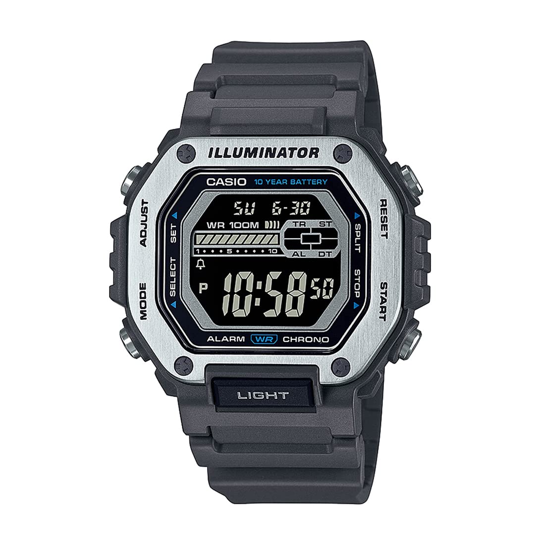 Casio Youth Digital Digital Grey Dial Men MWD-110H-8BVDF (D302) (B0BX73S7XL) Amazon Price History, Amazon Price Tracker