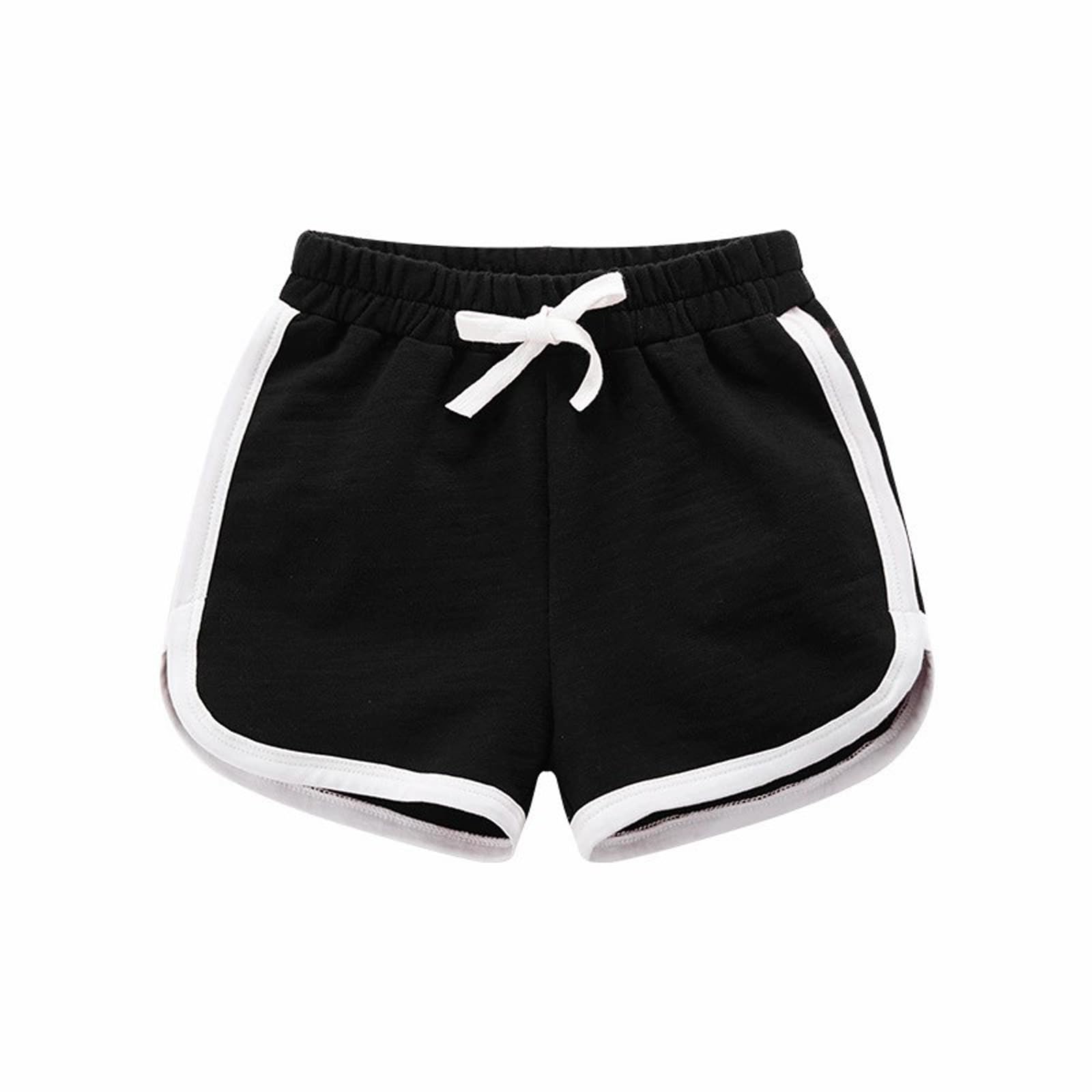 Pantaloncini corti da bambina e ragazzo, in cotone, pantaloncini corti per bambini, pantaloni corti, per adolescenti, ragazze, estivi, palestra, 2-15 anni