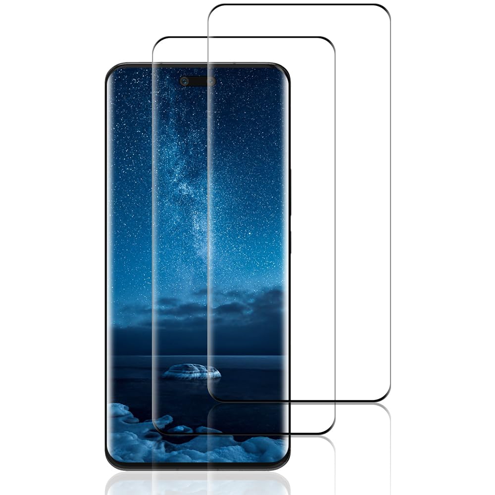 Beukei Screen Protector for Honor Magic 6 Pro, 2 Pack Screen Protector Glass, Anti-Shatter, Scratch Resistant, NO-Bubble, 9H Hardness, Screensaver Film