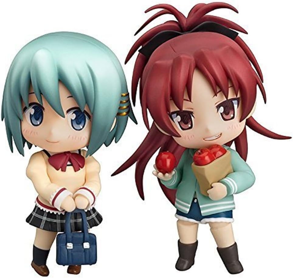 Good Smile Puella Magi Madoka Magica: Sayaka Miki: Uniform Ver. & Kyouko Sakura: Casual Ver. Set Nendoroid Action Figure