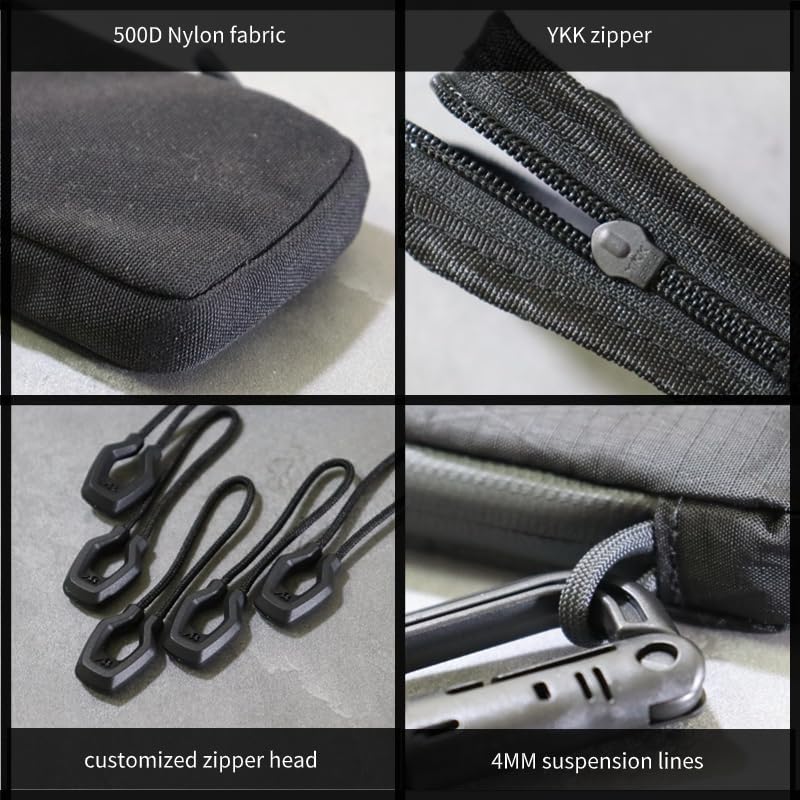 Miniatura 4 de Y-SHP MATRIX Carteras para hombre, cartera portátil para tarjetas para hombres, cartera pequeña y exquisita con llavero, monedero para hombres y