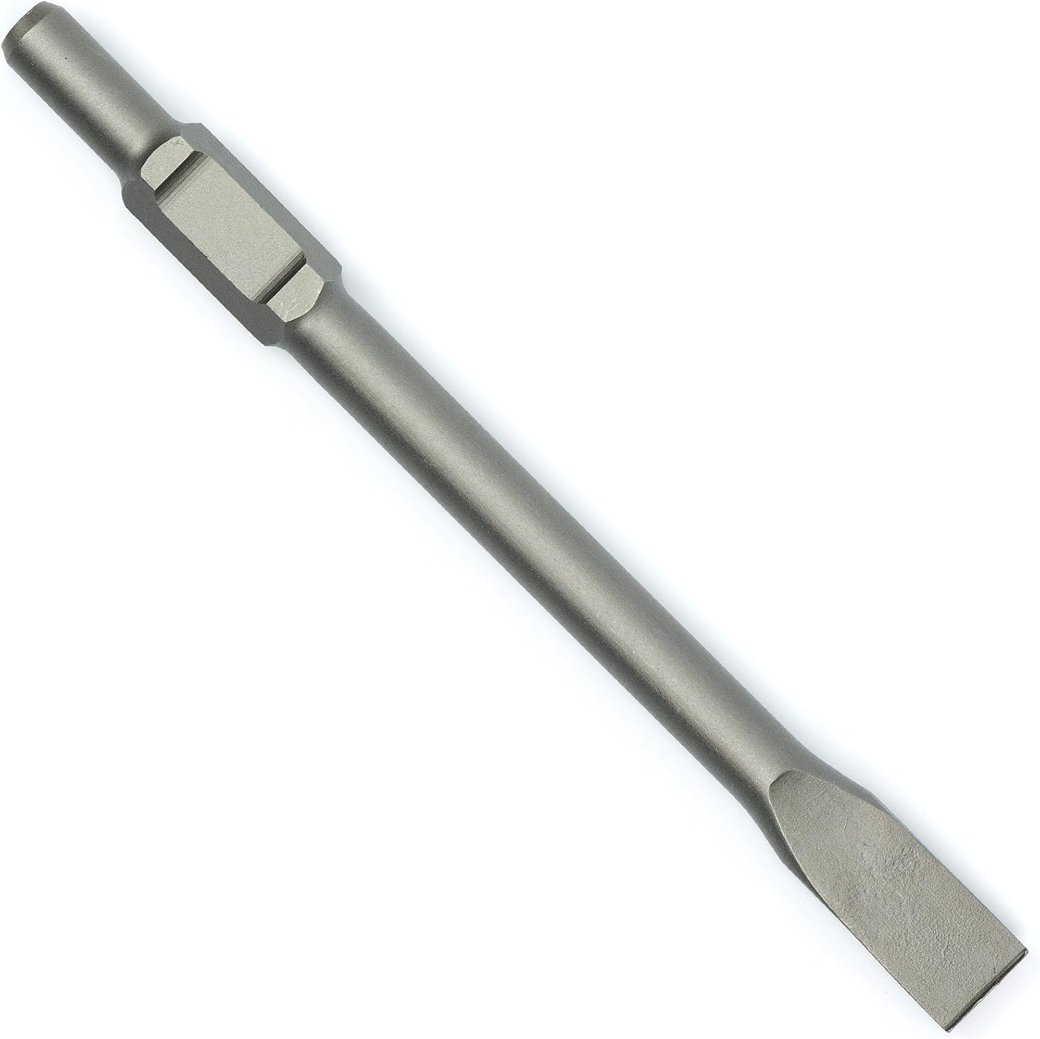 Verda 3-teiliges Meißel-Set Flachmeißel, Spitzmeißel, Breitmeißel mit robuster SDS-HEX-Aufnahme, Länge 410 mm, ideal für den Einsatz in Abbruchhämmern SN1404