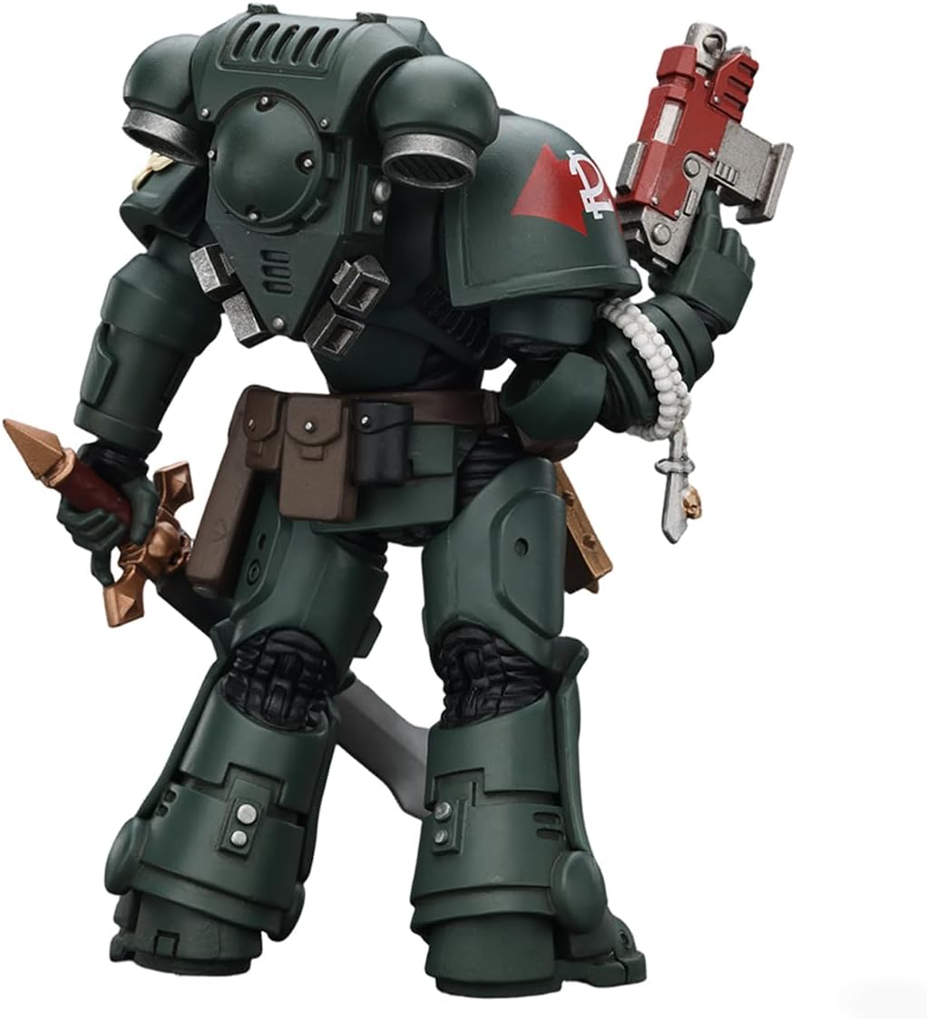 JOYTOY Brother Nadael Warhammer 40K 1/18 Action Figures Dark Angels Intercessors Brother Nadael 4.7Inch Collectible Model Birthday Gifts