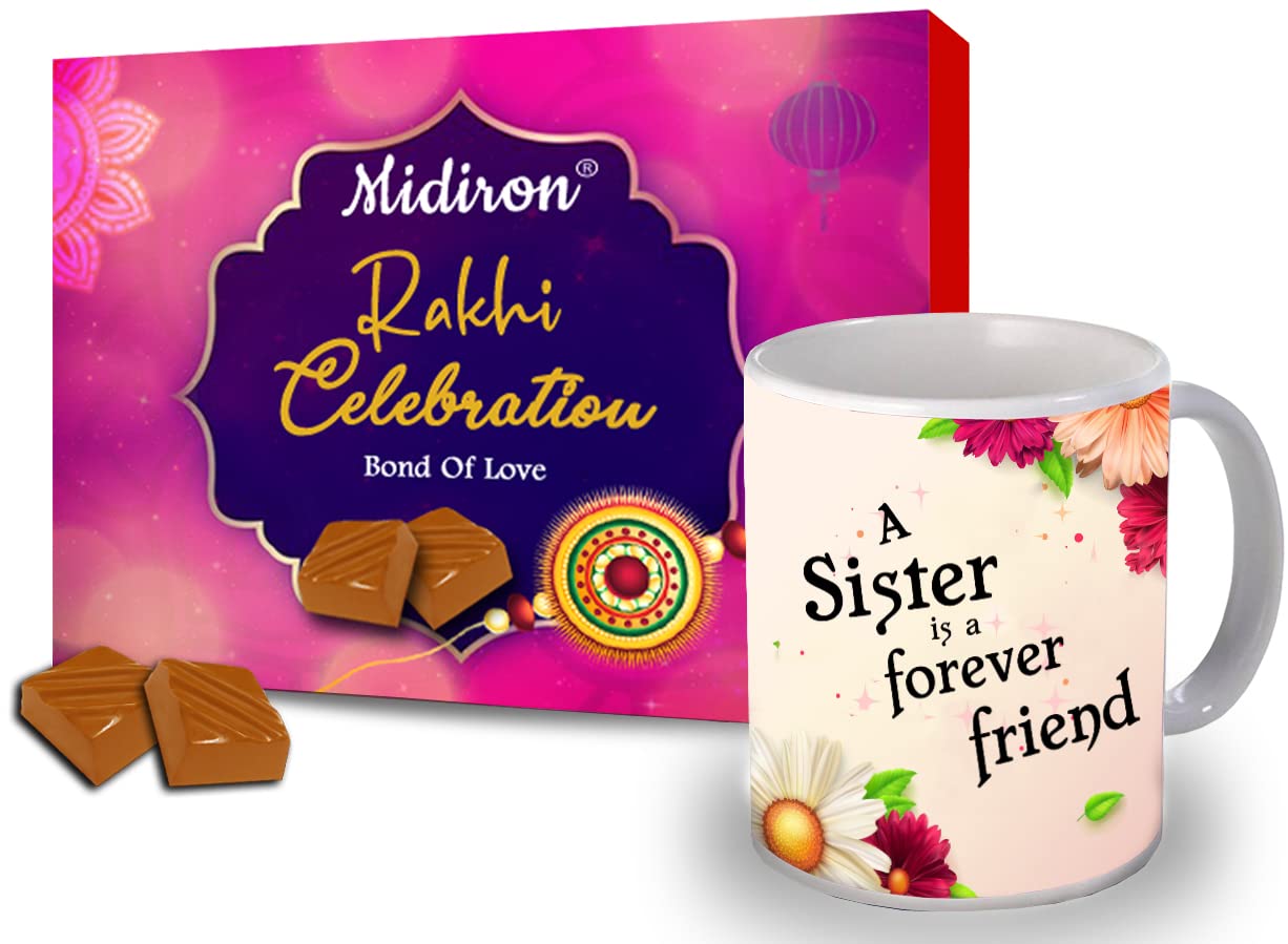 Midiron Chocolate Gift for rakhi for sister, Gifts for sister Rakhi