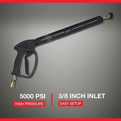 Miniatura 2 de NorthStar Combo de pistola pulverizadora de gatillo de lavado a presión, 5000 PSI, 10.5 GPM, número de modelo ND20001P