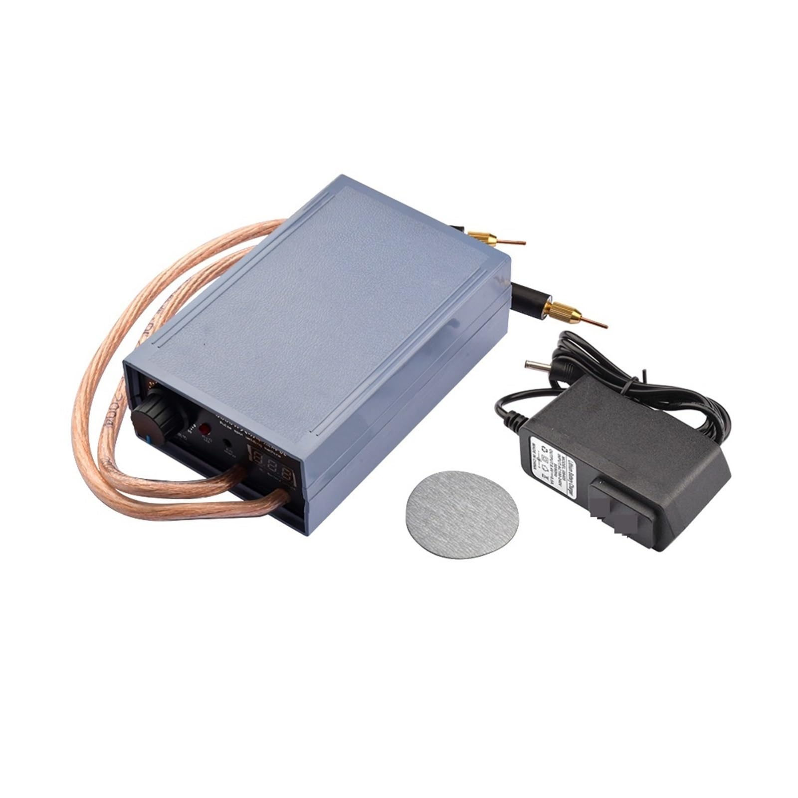 Gdbagkdqk 5000W 8000W Mini Spot Welder Machine Diy Kit Battery Pack Welding Tools Portable Pen +Nickel Strip+Adapter The Weld Is Strong(5000W)