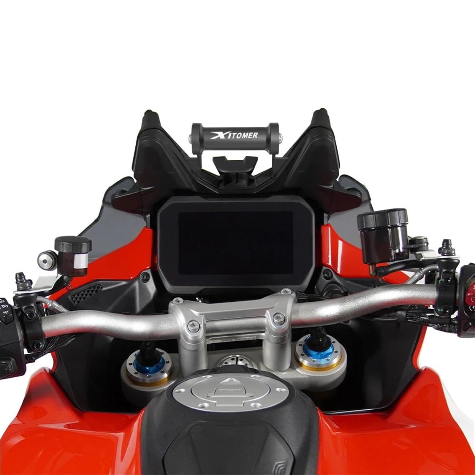 Soporte De Placa Navegación GPS para Ducati para Multistrada V4 V4S RS/Pikes Peak para Teléfono Rallly