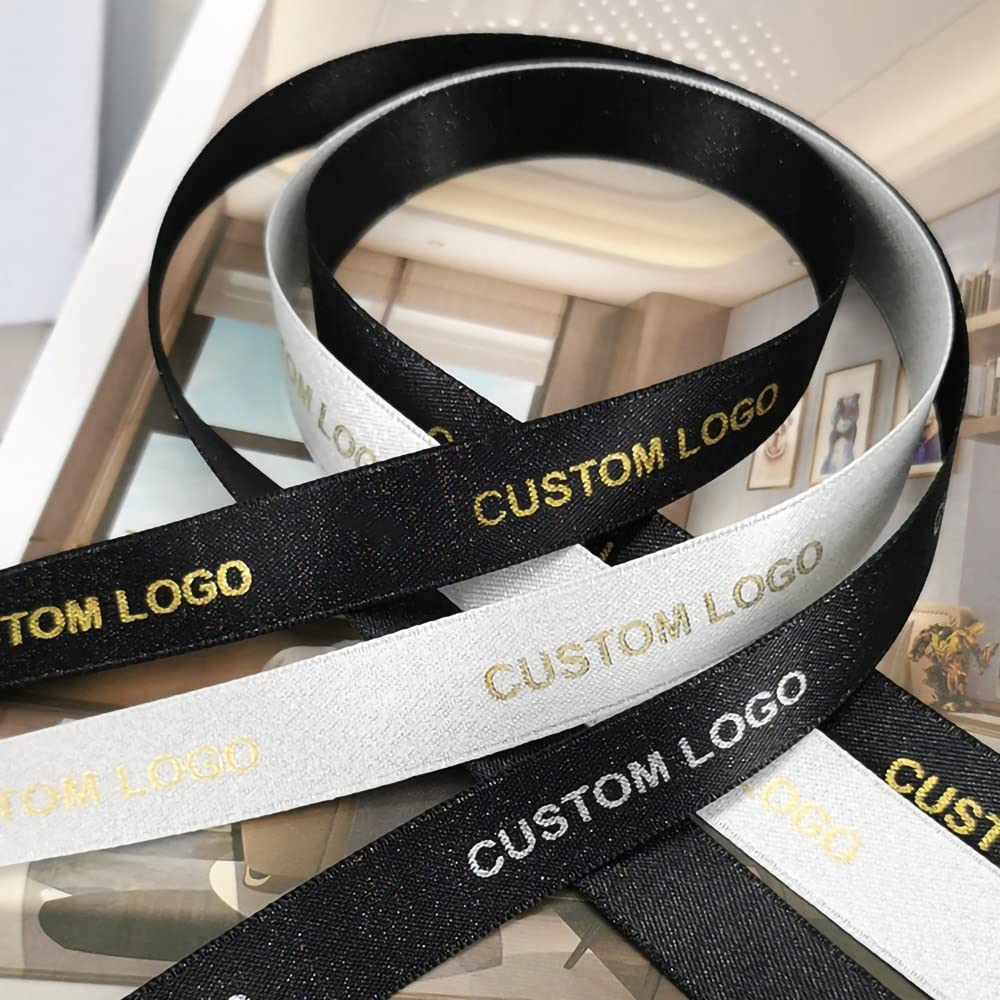 ygm Cinta de satén personalizada para bautizo de 10 mm, 16 mm, 22 mm, 38 mm (cinta de 38 mm, 50 yardas)