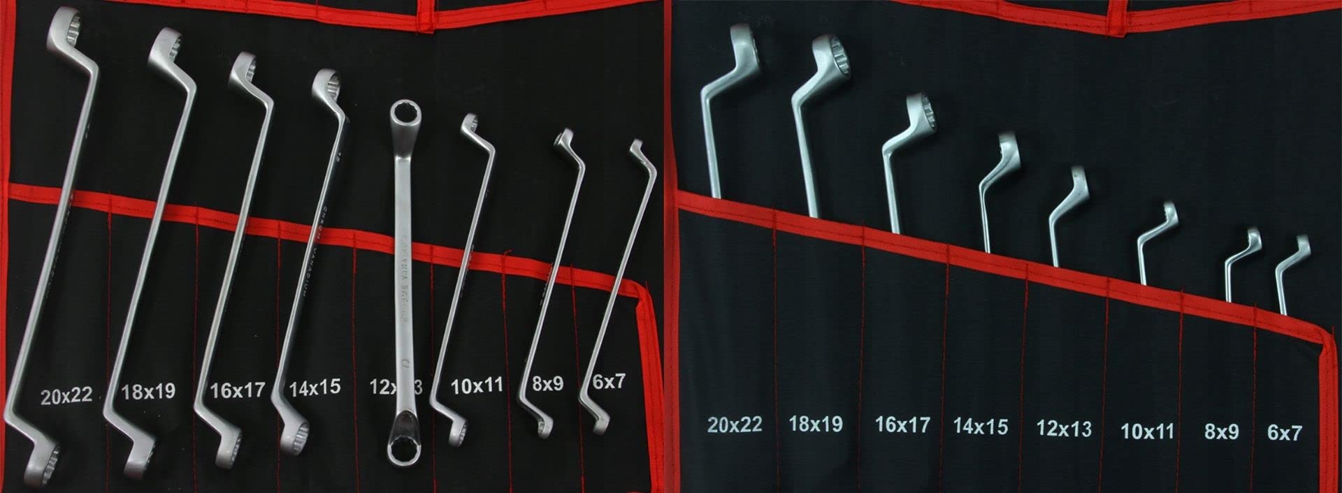 Set 47 Chiavi combinate fisse e stella 12 punti da 6-32mm kit chiave TORX e poligonali