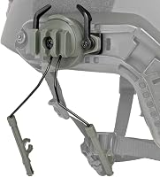 WISEONUS Taktikai Airsoft Sisak Adapter Comtac Fejhallgatókhoz - Összecsukható Nylon Felfüggesztés, Katonai Felhasználásra, OD Színben 6