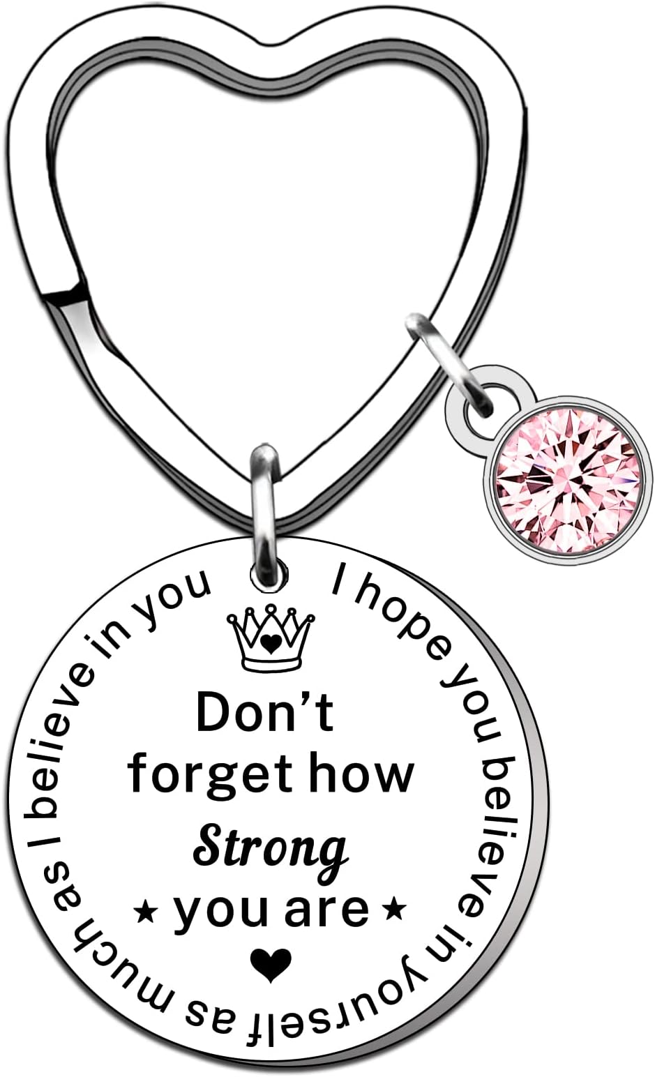 TTOVEN Inspirational Keyring for Women Inspirational Gifts Don't Forget How Strong You are